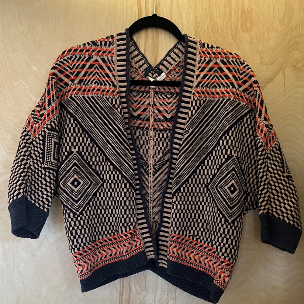 Unique Quarter Sleeve Cardigan